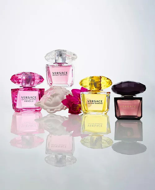 Conjunto de regalo de diamantes amarillos de Versace