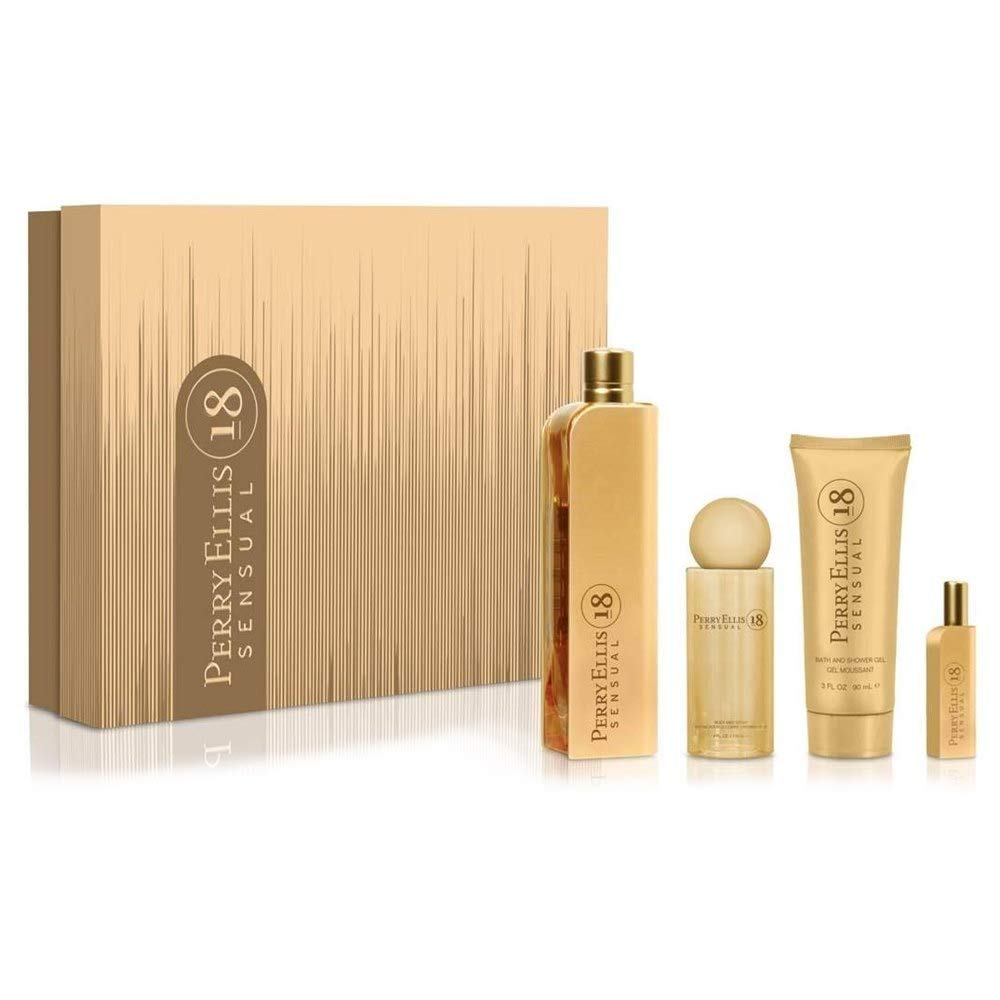 Perry Ellis Sensual 4pcs Gift Set