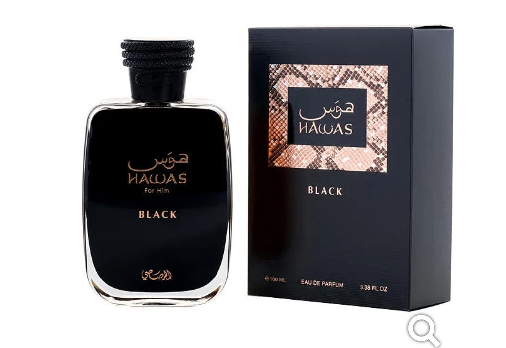 Hawas Black Rasasi EDP 3.38 fl oz / 100ml