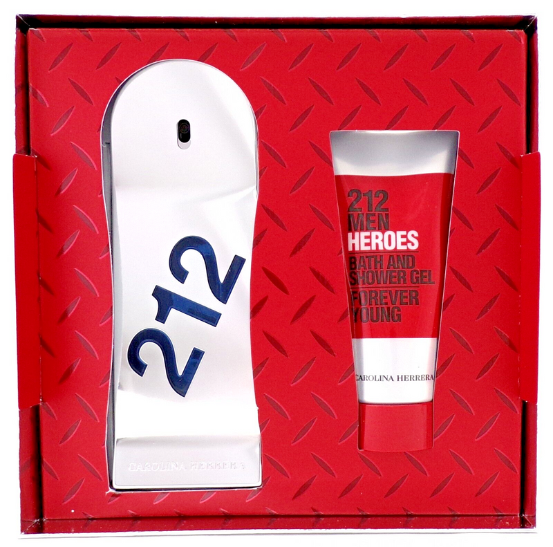 212 Men Heroes Carolina Herrera 2pcs Gift Set 