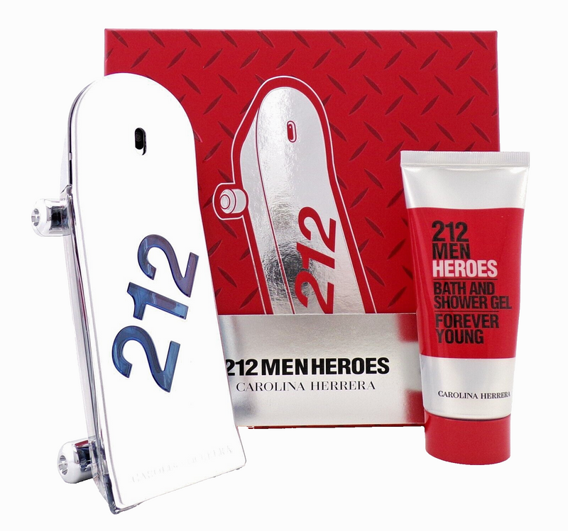 212 Men Heroes Carolina Herrera 2pcs Gift Set 