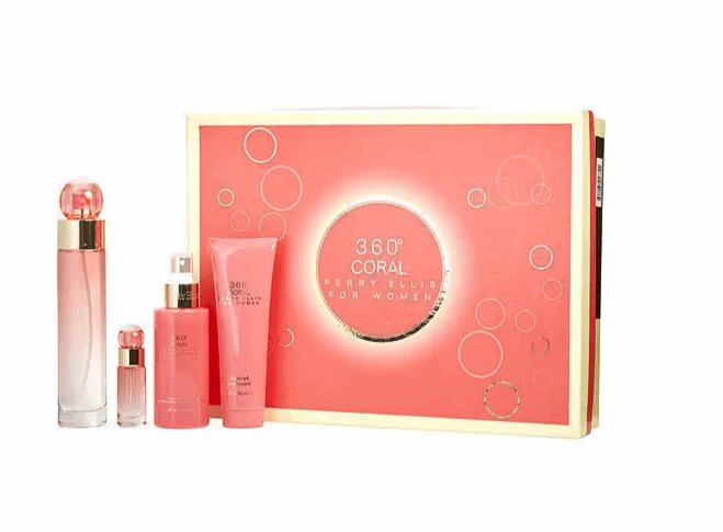 360 Coral Perry Ellis For Woman Set - Janilu Perfume Shop