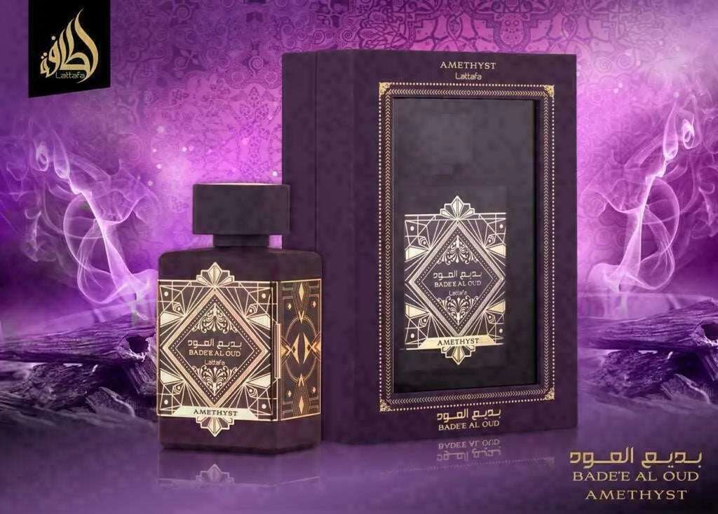 Badee Al Oud Amethyst Lattafa 3.4 fl oz - Janilu Perfume Shop