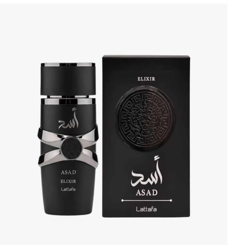 Lattafa Asad Elixir Eau de Parfum for Men – 3.4 fl oz