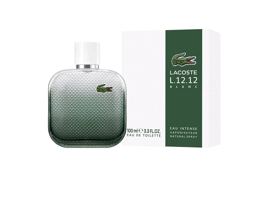 Lacoste L.12.12 Blanc Intense EDT for Men – 3.3 fl oz