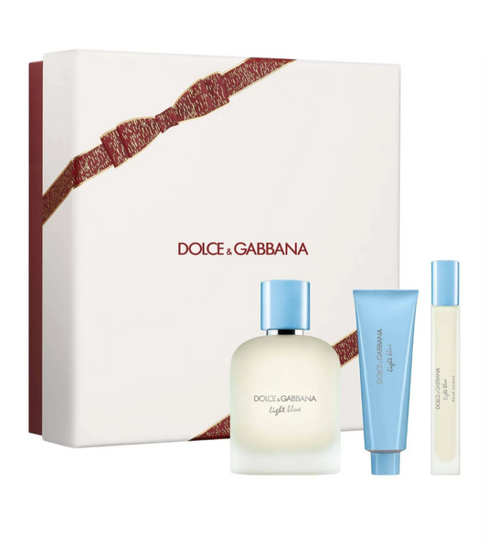 Dolce & Gabbana Light Blue Pour Homme Gift Set for Men – 3-Piece Set