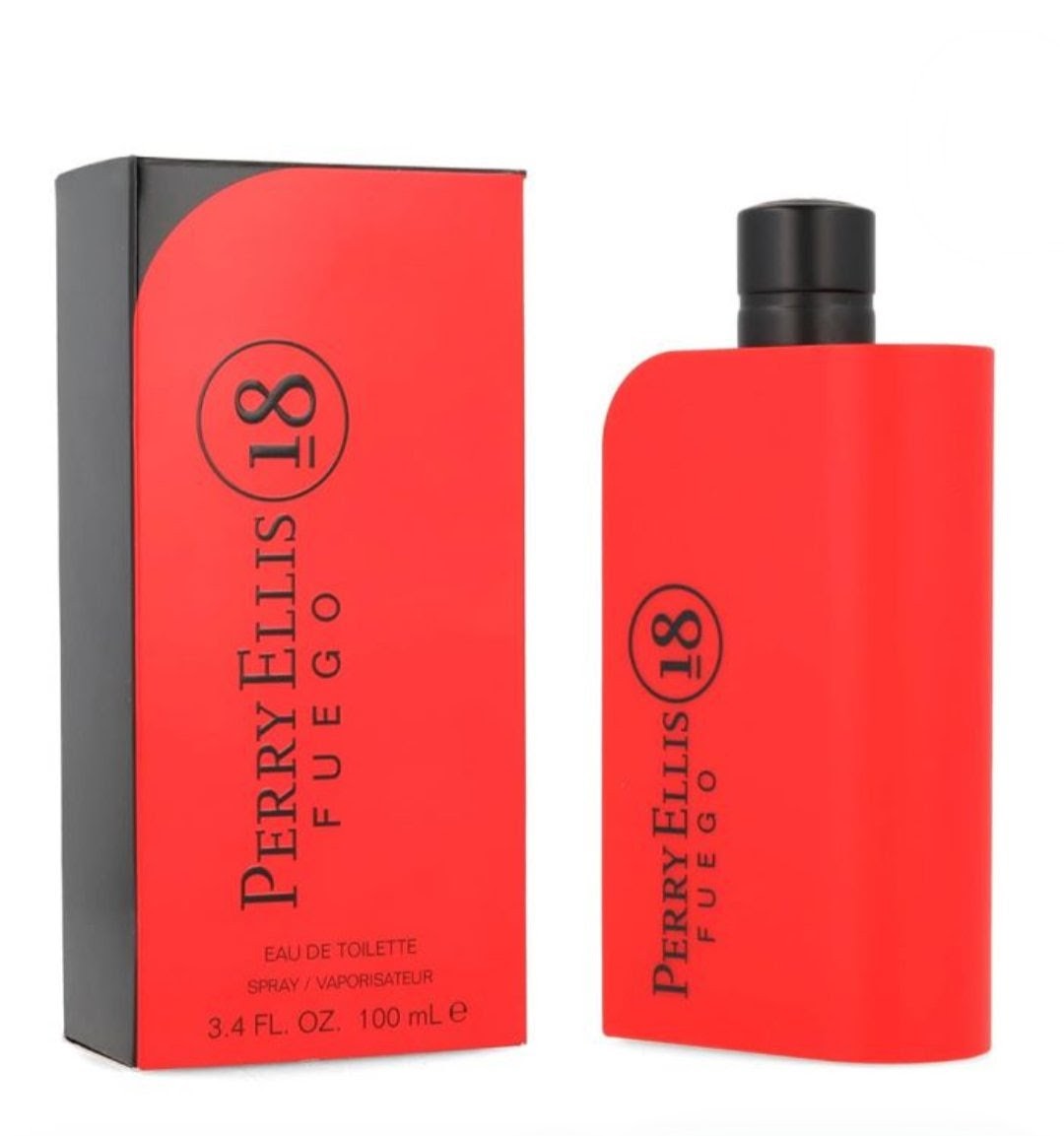 Perry Ellis 18 Fuego Gift Set for Men – 4-Piece Cologne Collection