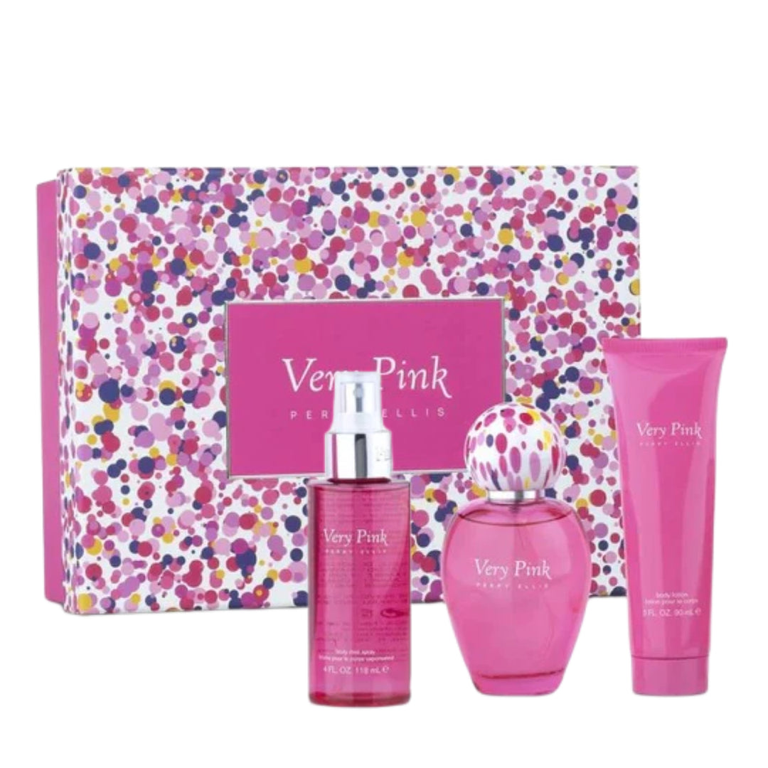 Very Pink Perry Ellis 3 pcs Gift Set 